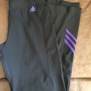 Adidas long wide leg pant